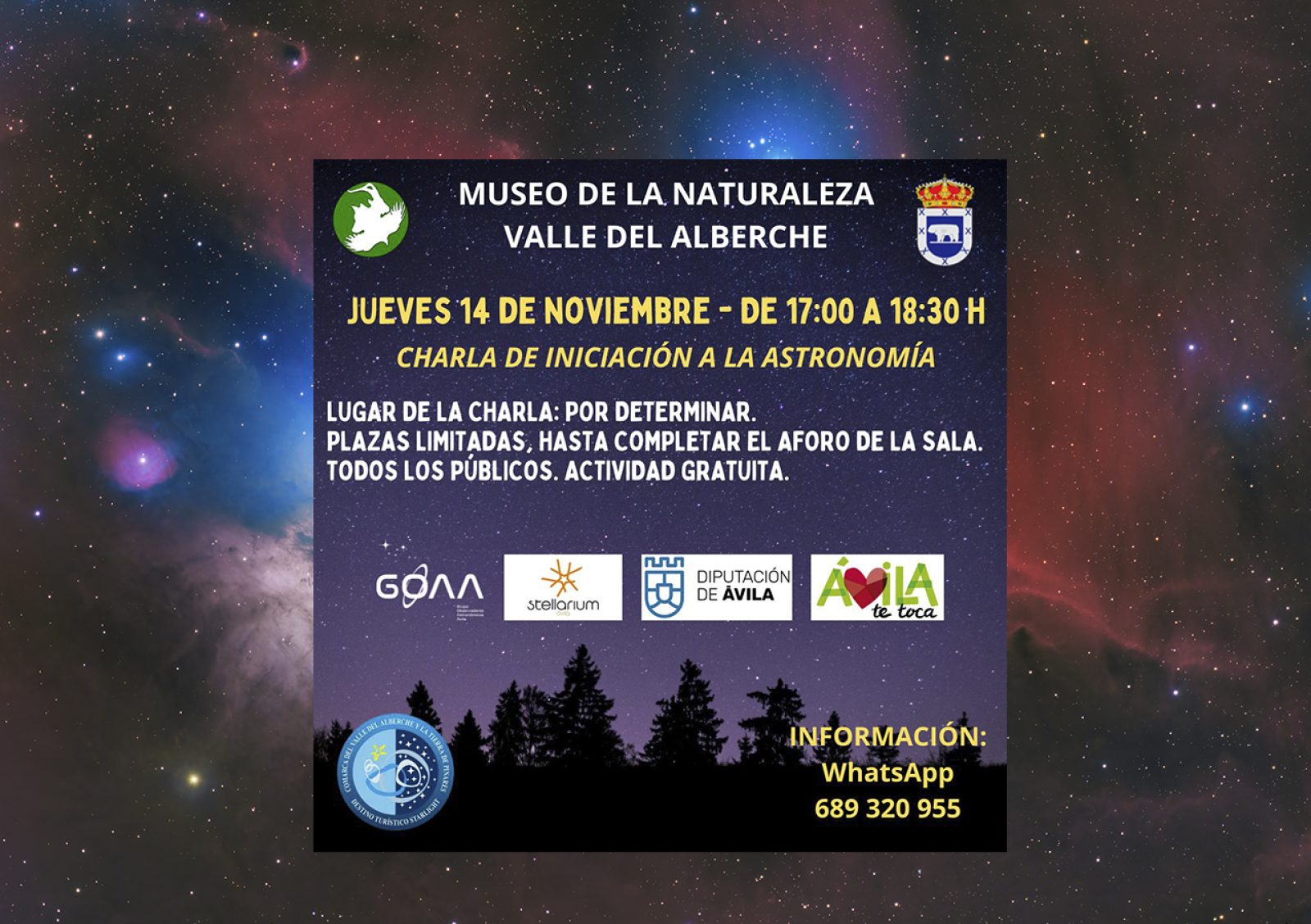 Charla de iniciación a la astronomía