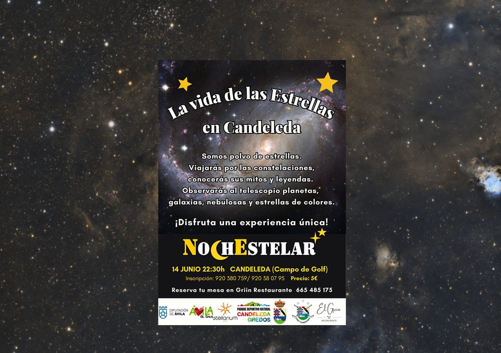 La vida de las estrellas en Candeleda