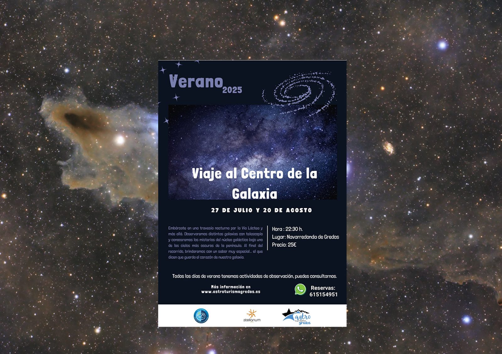 Viaje al centro de la Galaxia