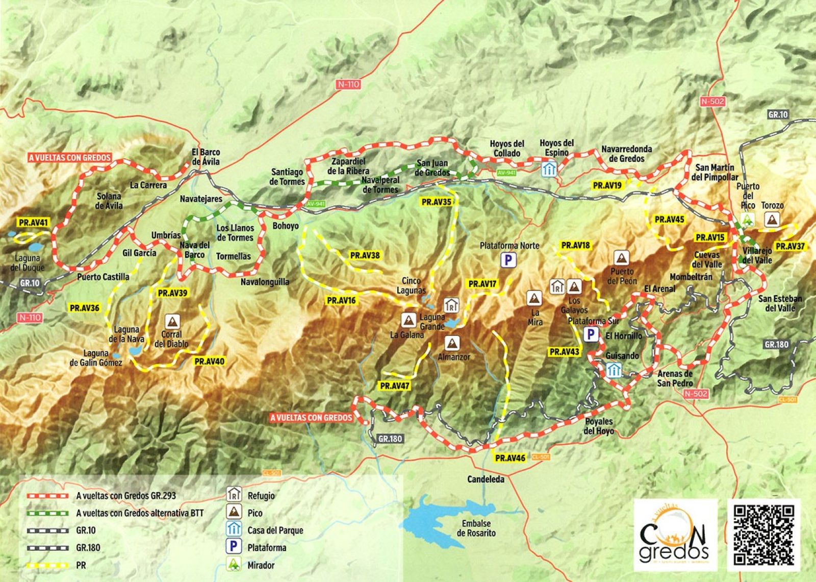 Sendero a vueltas con Gredos