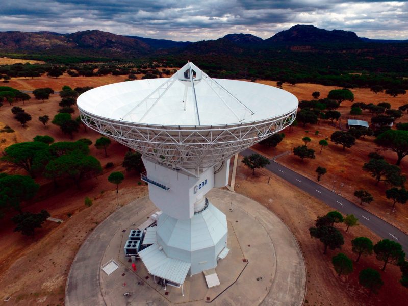Vista desde un dron de la DSA 2 de Cebreros