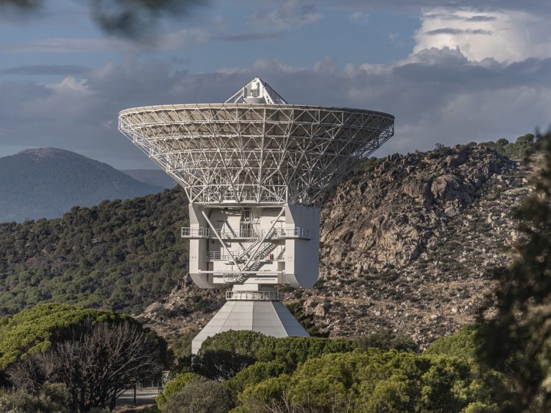 Vista de la DSA2 de Cebreros desde la zona ZEPA y Red Natura 2000